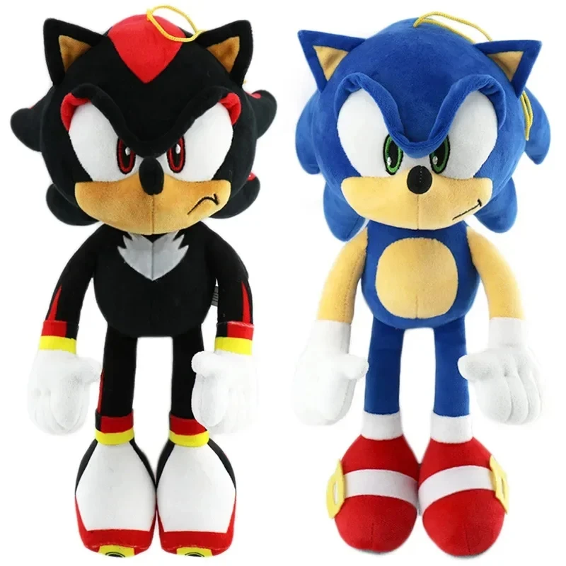 

33cm High Quality Sonic Plush Toys the Hedgehog Cartoon Sonic the Hedgehog Super Mouse Shadow Super Sony Shadow Plush Game Gifts