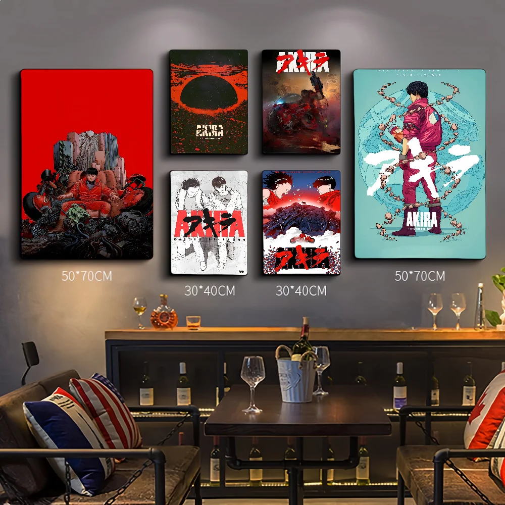 

Akira 1988 Film Vintage Posters Sticky Whitepaper Prints Posters Artwork Posters Wall Stickers