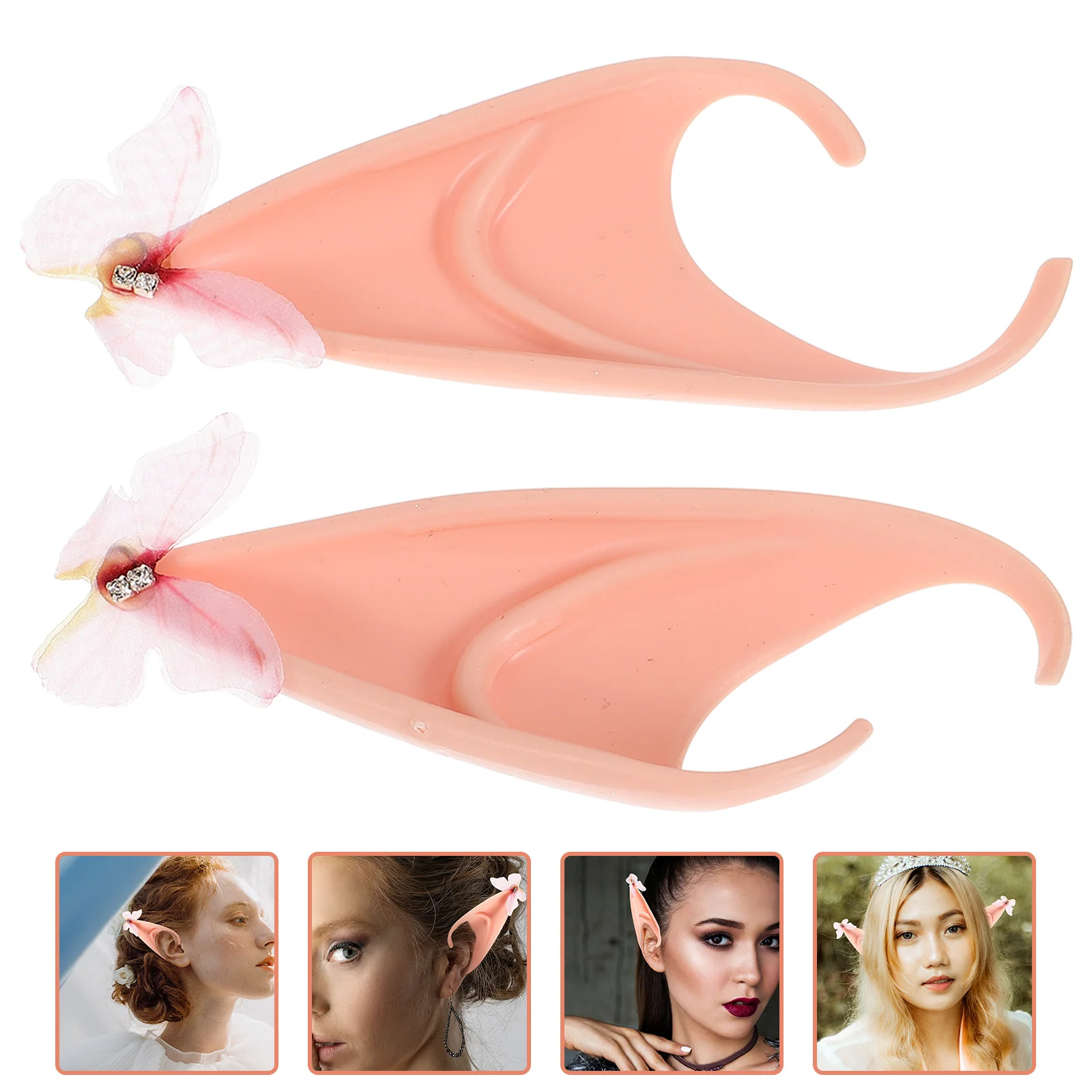 

LIFKOME 1 Pair Fairy Ears Lightweight Comfortable Cosplay Decor for Women Party Accessory