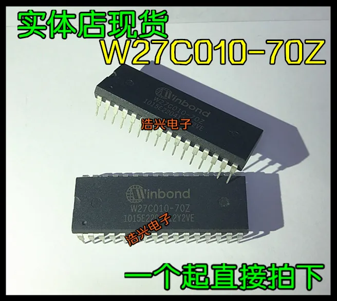 

10 шт., оригинальные новые W27C010-70 memory DIP-32/