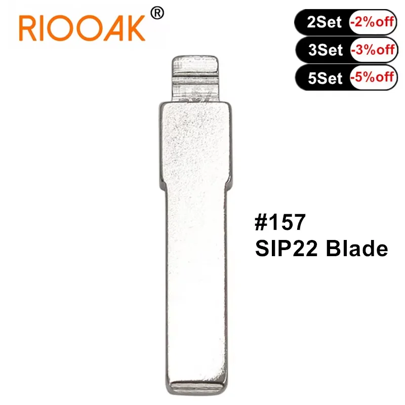 10Pcs #157 SIP22 Y37 Uncut Flip Key Blade For JMD VVDI KEYDIY KD Remote Fiat Punto Ducato Panda Idea Replacement Blank