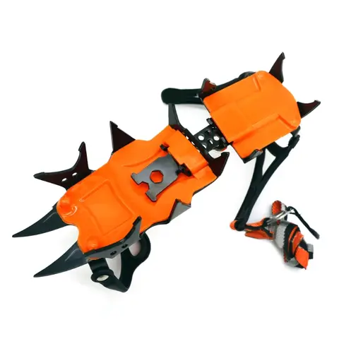 등산용 아이젠 야외용 12개 치아 빙벽 등반 아이젠 아이스 아이젠