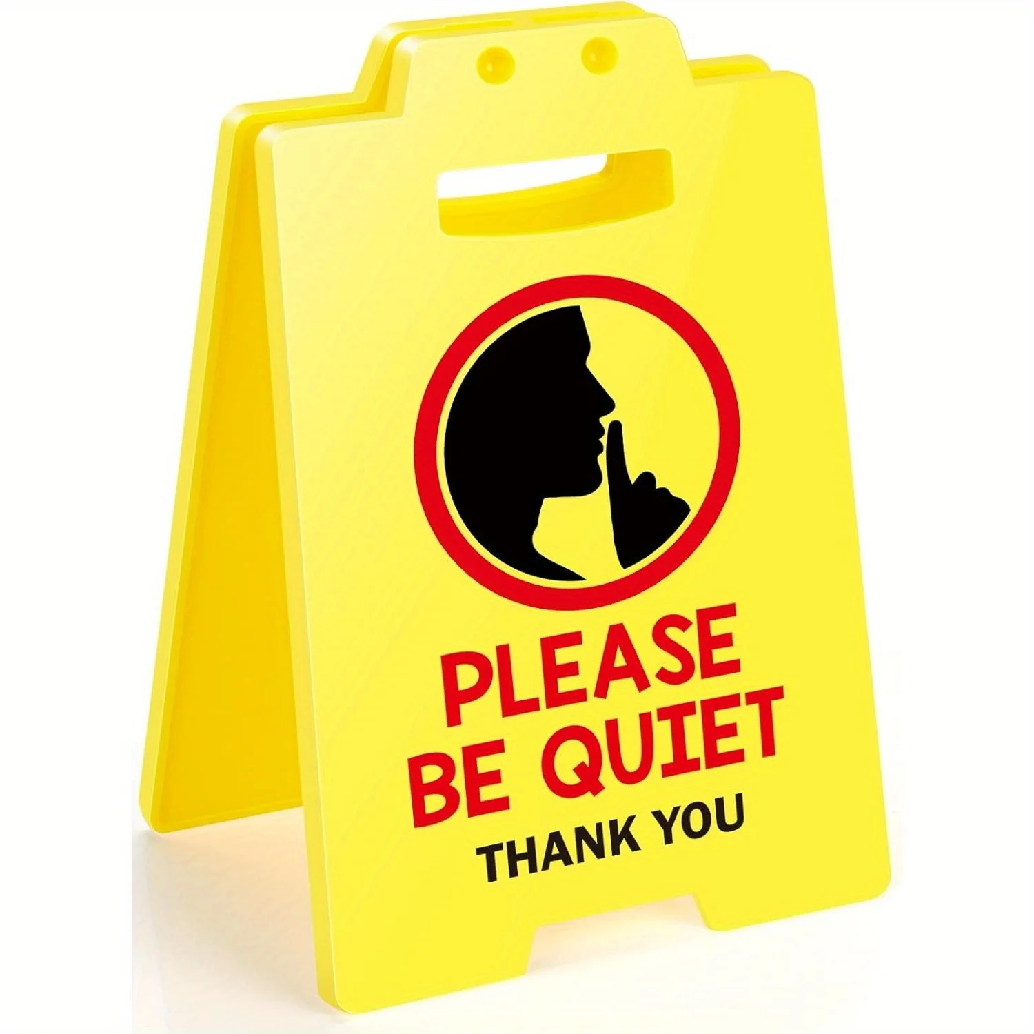 Office Be Quiet Sign - PLEASE BE QUIET, Funny Desk Warning Caution Reminder Sign Cubicle Meeting Conference Room library Decor f