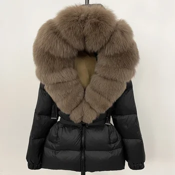 Reality Fur Coat Winter Clothing Puffer Jacket Women Real Fo...