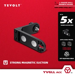 YEVOLT YVXS2LM360/YVXS3DLM360 Laser Level Magnetic Wall Bracket Holder L-shape Tripod Level Adapter Rotate Stand