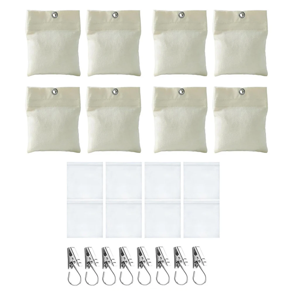 

8Packs Curtain Weight Bags 5×6in Outdoor Curtain Weights 15oz Sandbag Holders Outdoor Curtain Sandbag Weight Bags For Gazebo