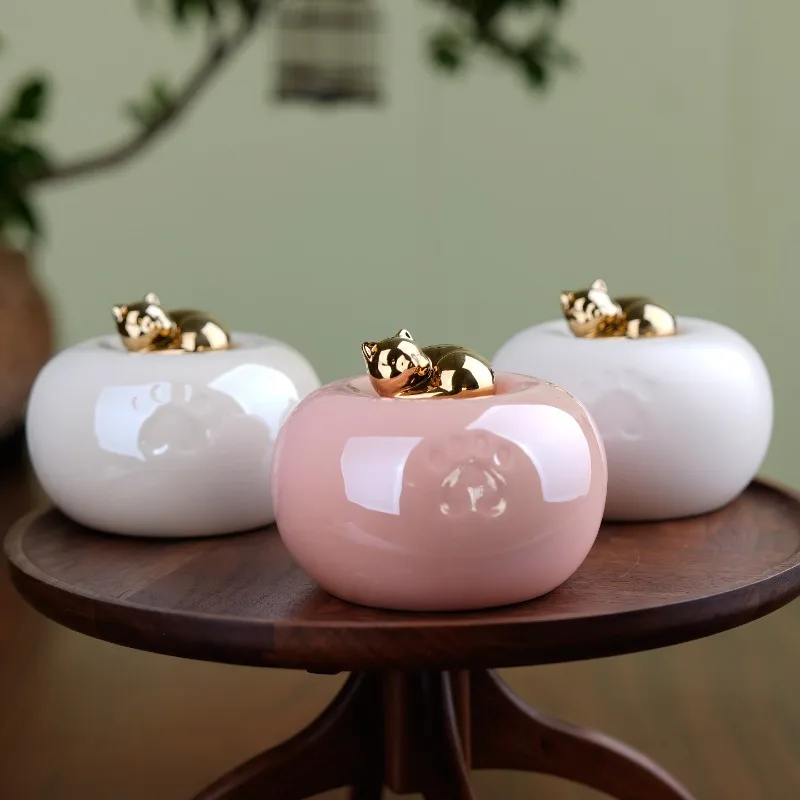 

Urns for Pet Ashes Dog Accessories Ceramic Sealed Container Portable Cats Dogs Urn Moisture-proof Pet Memorials and Gifts