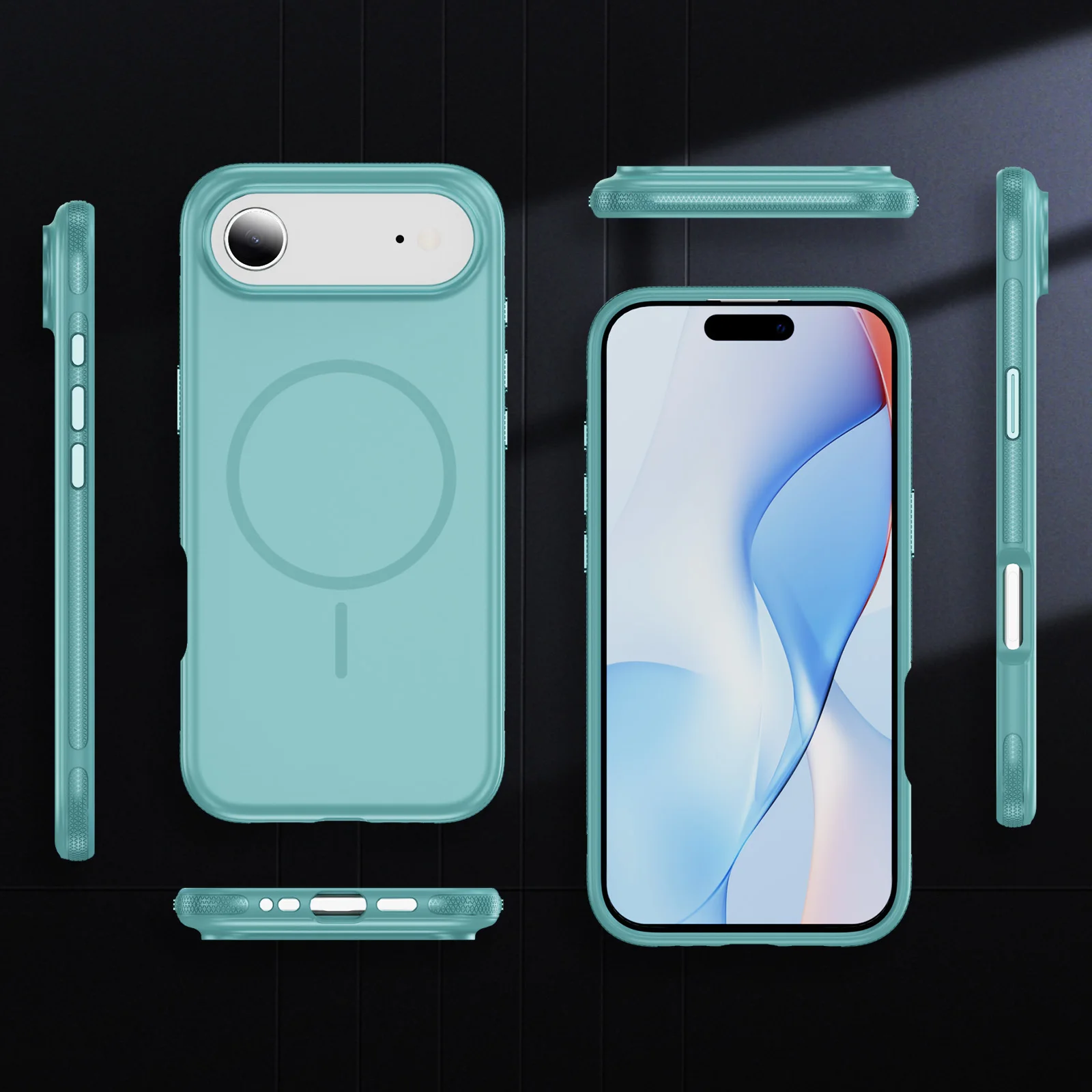 Casing Pelindung Nyaman untuk Iphone 17 Air 16 15 Pro Max 14 Plus 12 13 Pro Iphone17 Iphone16 Penutup Ponsel Pengisian Daya Nirkabel