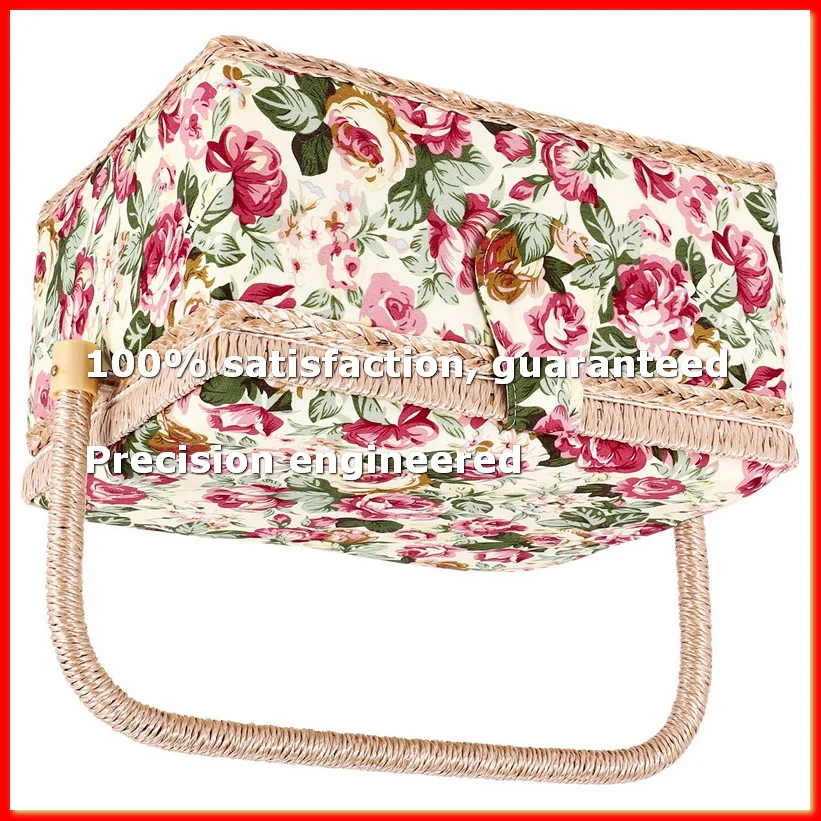

Extra Large Sewing Basket,Vintage Sewing Basket,for Needles, Thread, Tape Measure, and Other Sewing Supplies Storage-A09G