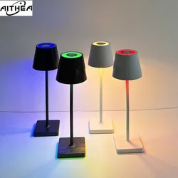 AITHE Rechargeable Colorful LED Night Light Bedside Table Lamp Wine Bottle Lamp Head for Home Clubs Bar Hotel Ambiance Decor