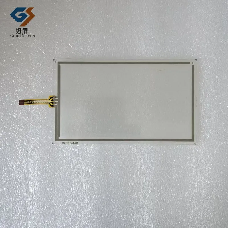 

5Inch For HST-TPA5.0B Resistive Touch Screen Digitizer Sensor External Glass Panel 4Pin 131X78MM HST 035010065