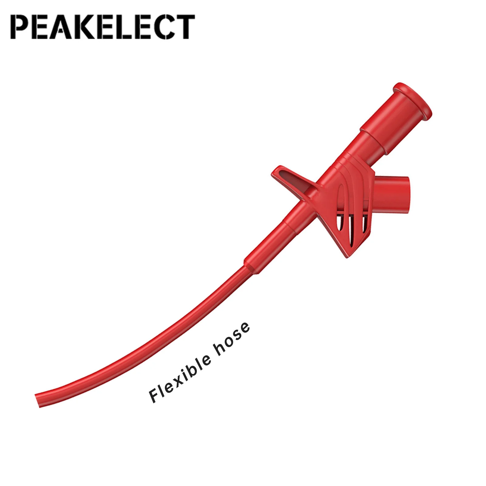 Peakelect P5004 2PCS Professional Insulated Quick Test Hook Clip 1000V High Voltage Testing Probe Electrical Testing Tools 10A