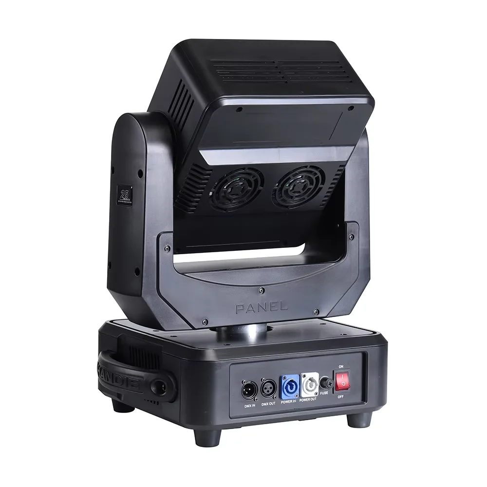 Professional Stage Lighting Equipment 25pcsx15W Rgbw 4 in 1 Led Moving Head matrix Beam Light Point Control