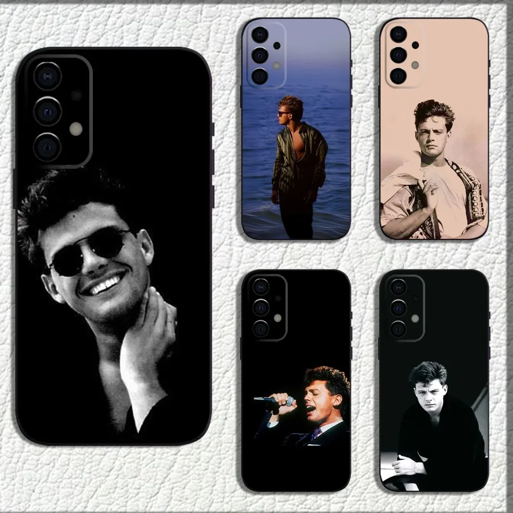 

L-Luis Miguel Singer Phone Case For Samsung Galaxy A13,A21s,A22,A31,A32,A52,A53,A71,A80,A91 Soft Black Shell