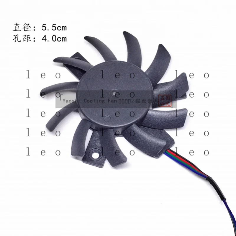 Original COOLCOX CC6008H05S diameter 5.5CM hole spacing 4.0CM cooling fan DF601012MB