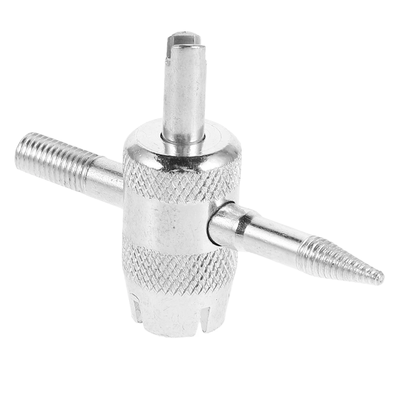 

4-in-1 Valve Stem Core Removal Tool Portable Metal Valve Core Wrench for Automobile Motorcycle Bicycle Tire Maintenance