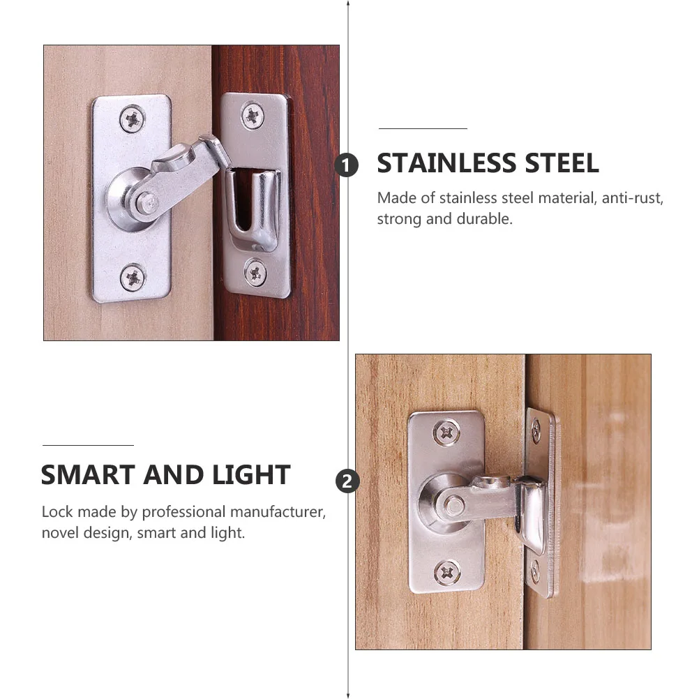 

Stainless Steel Security Latch Window Buckle Lock Sliding Buckle Window Sliding Lock Durable Anti Rust Hardware
