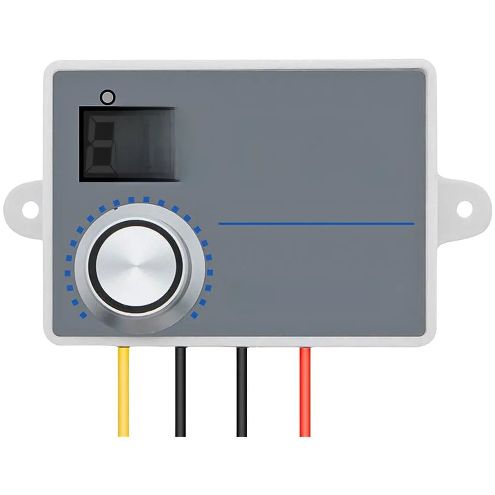 220V AC Speed Controller for Single Phase Motor Fan Dimmer with Digital Display and Encoder Minimum Output Setting