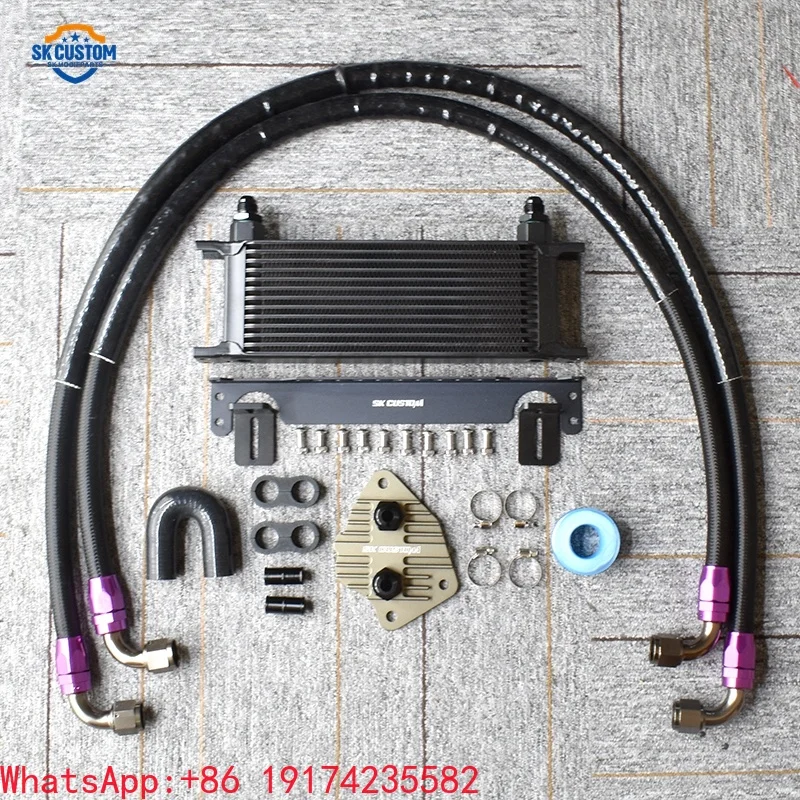Aluminum Transmission Oil Cooler Kit For Ma-zda 3 CX5 Mazda 6 CX3 XC8 Gearbox 2015 To 2021