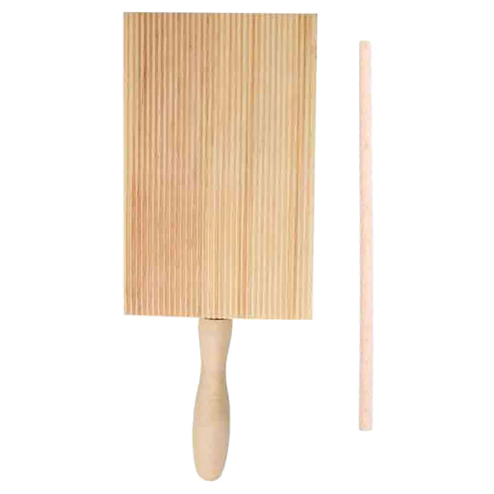 

Mochi Board Noodle Maker Wear-resistant Pasta Gnocchi Stick Wooden Cavatelli Convenient Paddle Making Accessories