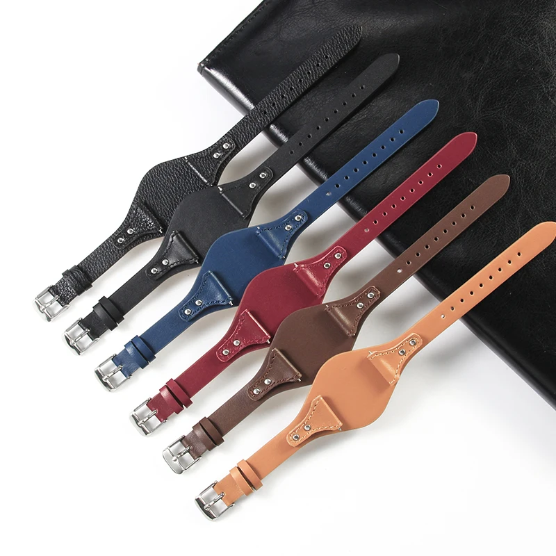 Genuine Leather Watchbands for Fossil ES4045 ES4114 ES4113 ES3838 ES3625 ES3616 Dainty Smooth Waterproof Strap 18mm