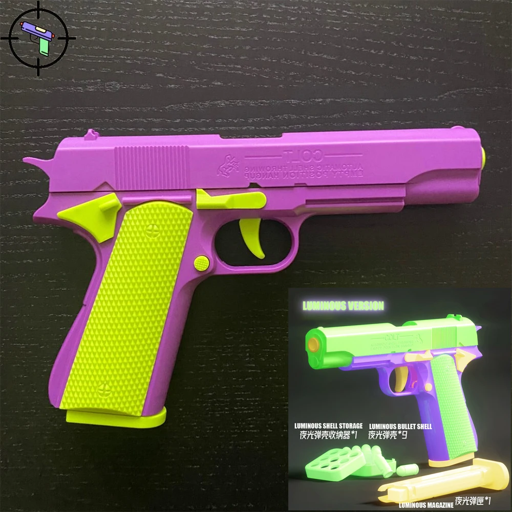 

1911 Semiauto Toy Shell Ejecting Blaster Blowback Fidget Toy, Cosplay / Prop / Toy Gun