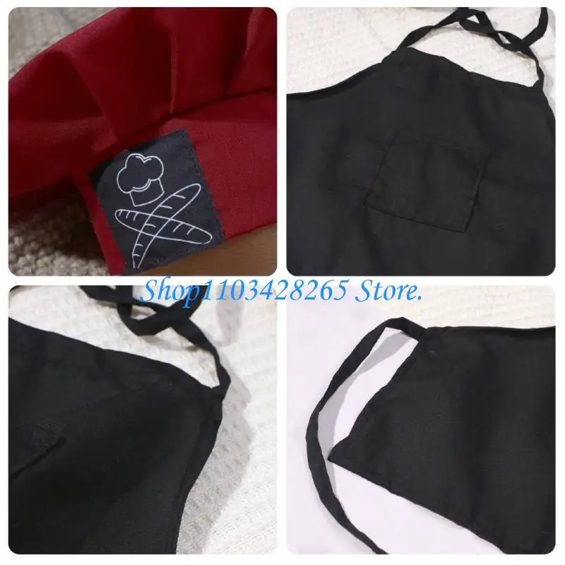 مجموعة أدوات الطبخ لحديثي الولادة لالتقاط الصور الفوتوغرافية للأطفال الرضع مع قبعة G2TE