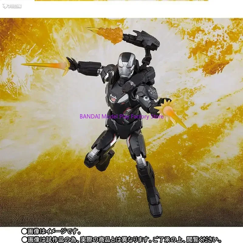 Bandai original modelo kit shf infinito guerra máquina anime figura de ação modelo brinquedos modelo presentes para meninos colecionáveis