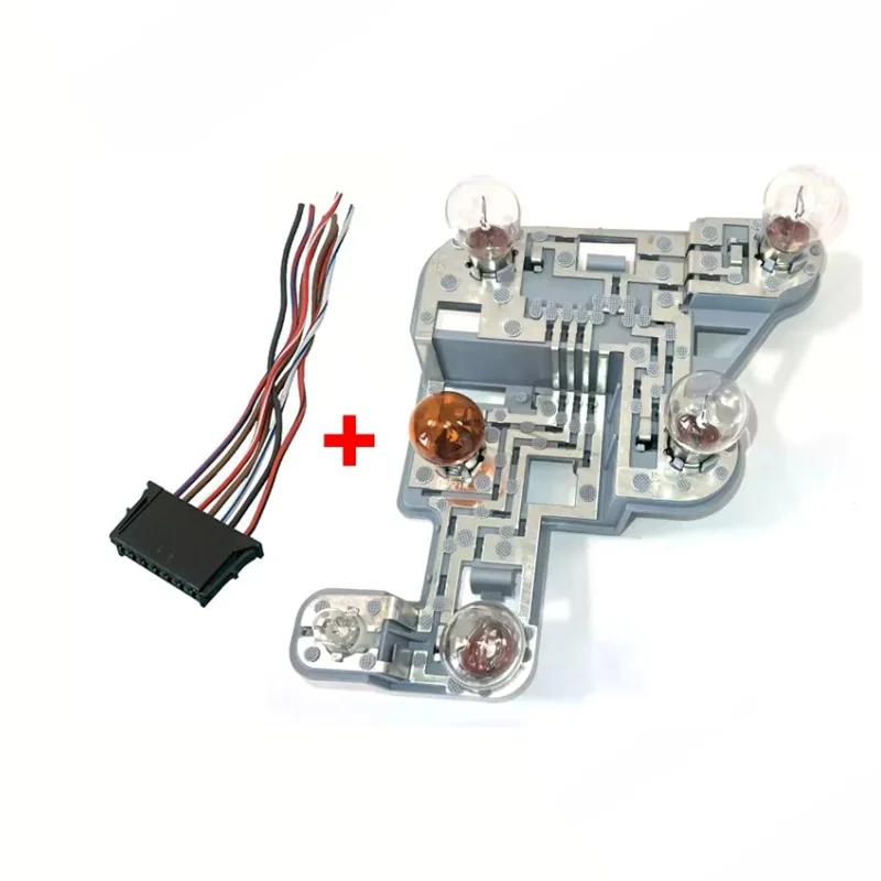 NEW For Mercedes-Benz W204 C-Class LH Rear Lamp Bulb Holder & Bulbs With Wiring Plug Harness A2048201500 A2048201600