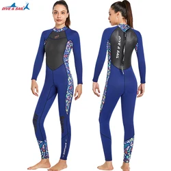 3mm Women Wetsuit Men Neoprene Wetsuit Scuba Diving for Adult/Youth Girls Diving Surfing Swimming Freediving Suit Full Body
