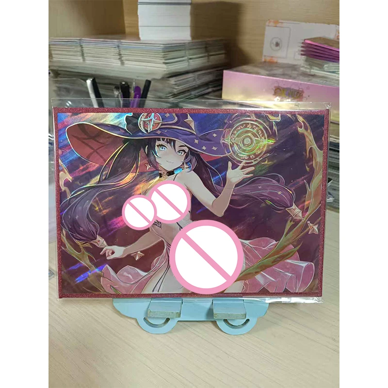 애니메이션 여신 이야기 Ningguang Eula Kirara Mona Sangonomiya Kokomi 수집용 카드 크리스마스 생일 선물 어린이 장난감