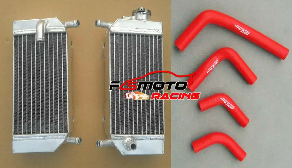 

Алюминиевый радиатор + шланг для HONDA CRF250 CRF 250 CRF250X CRF250R 2004 2005 2006 2007 2008 2009 04 05 06 07 08 09