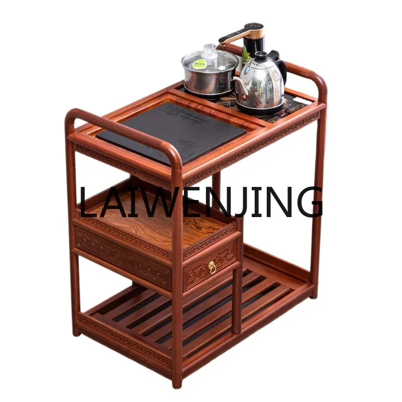 

RWJ Moving Wheels Tea Cart Kamjove Suit Automatic Kettle Integrated Tea Table Household Small Tea Table