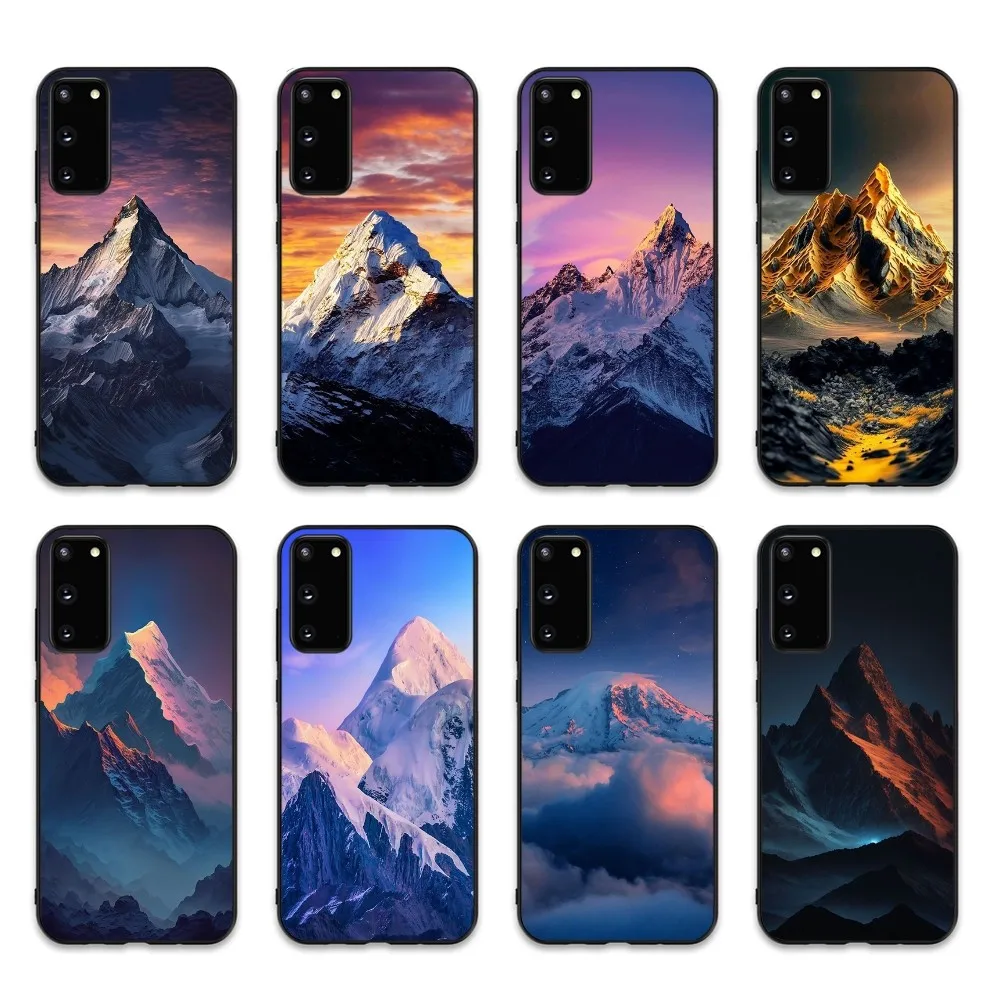 Snow Mountain Phone Case For Samsung S 9 10 20 21 22 23 30 23 24 plus lite Ultra FE S10lite Fundas