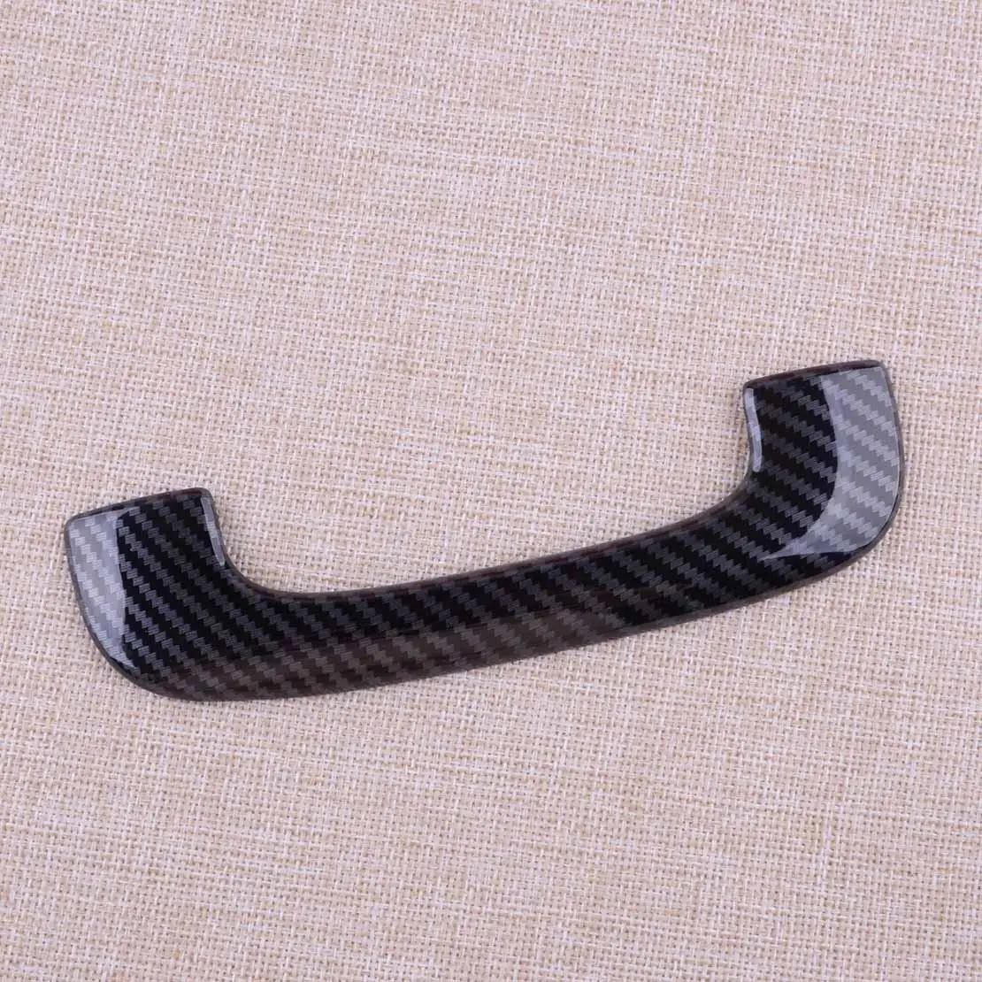 4pcs Black Carbon Fiber Style Interior Roof Grab Bar Handle Cover Trim Fit for Dodge Charger 2011-2016 2017 2018 2019 2020 2021