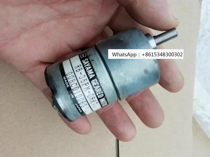 

Inventory Japan SAYAMA DC 12-24V Reduction Motor RB-35PM-ORK Medium Speed High Torque Motor