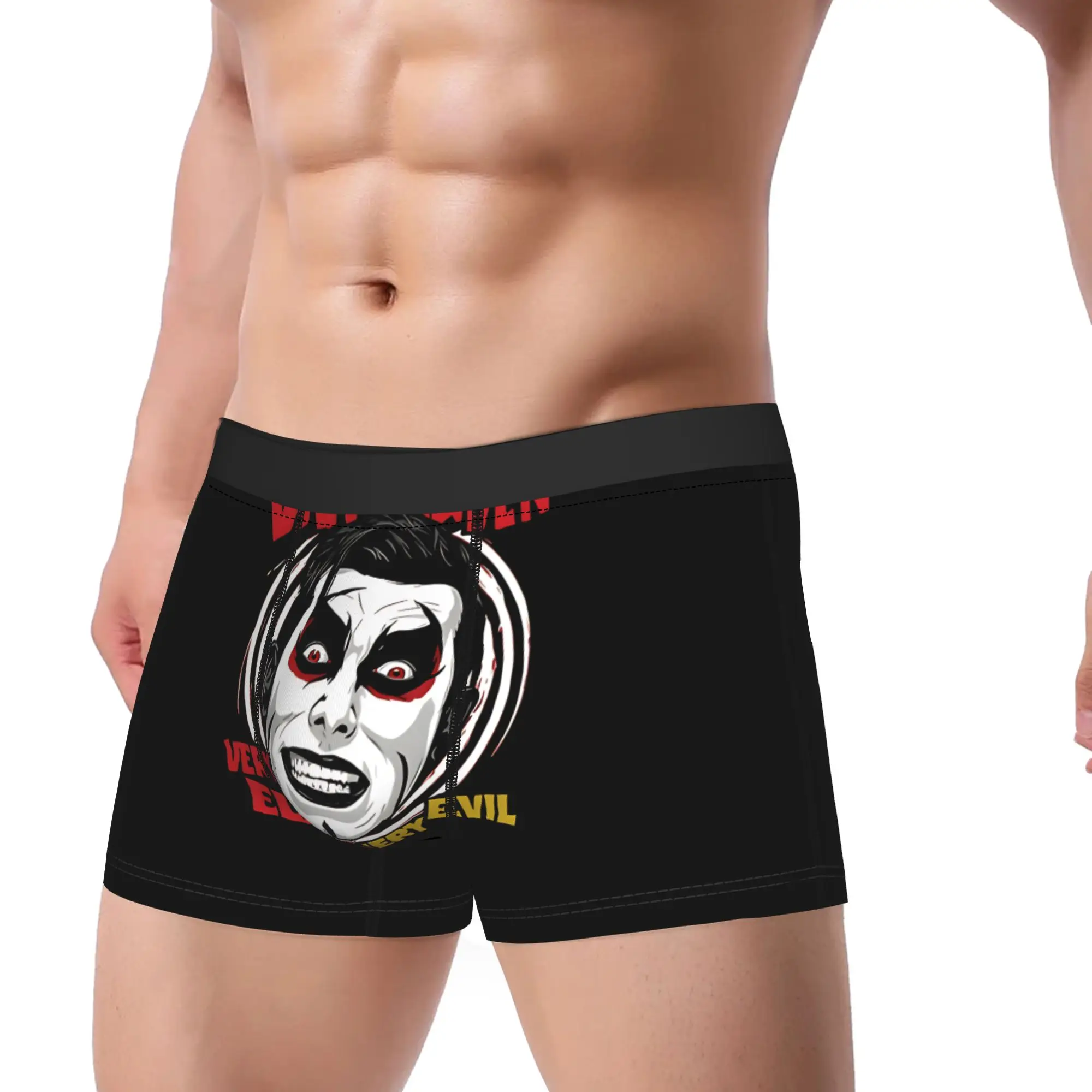 

Danhausen Very Evil Men's Underwear Boxer Briefs Shorts Panties Funny Polyester Underpants for Male Plus Size