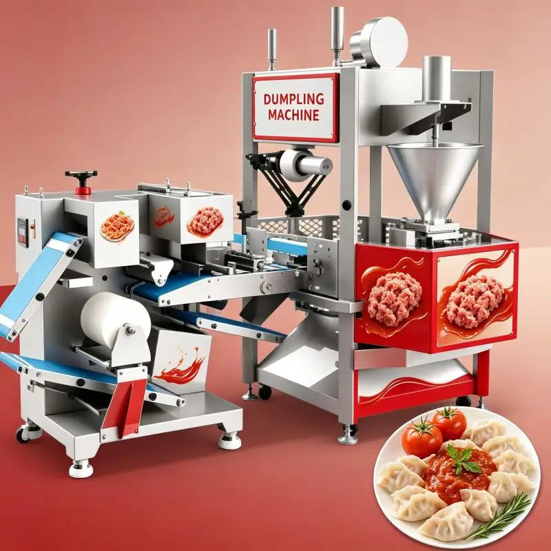 Commercial Automatic Dumpling Forming Machine Dough Wrapping Filling Equipment for Restaurant Catering Production
