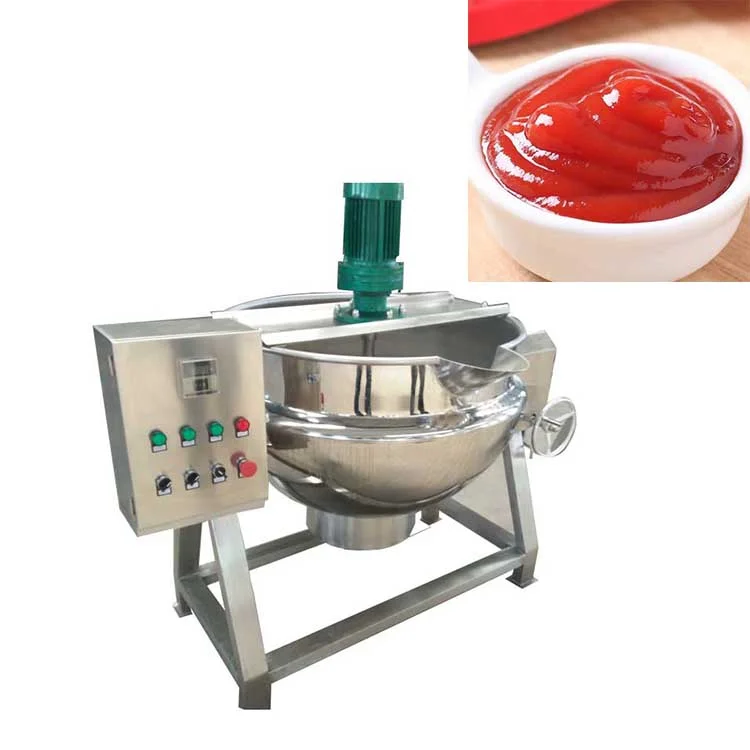

2025 Hot Sale Cooking Pot Mixer Double-Layer Slow Cooker Electric Oil Jacketed Boiling Pots With Great Price
