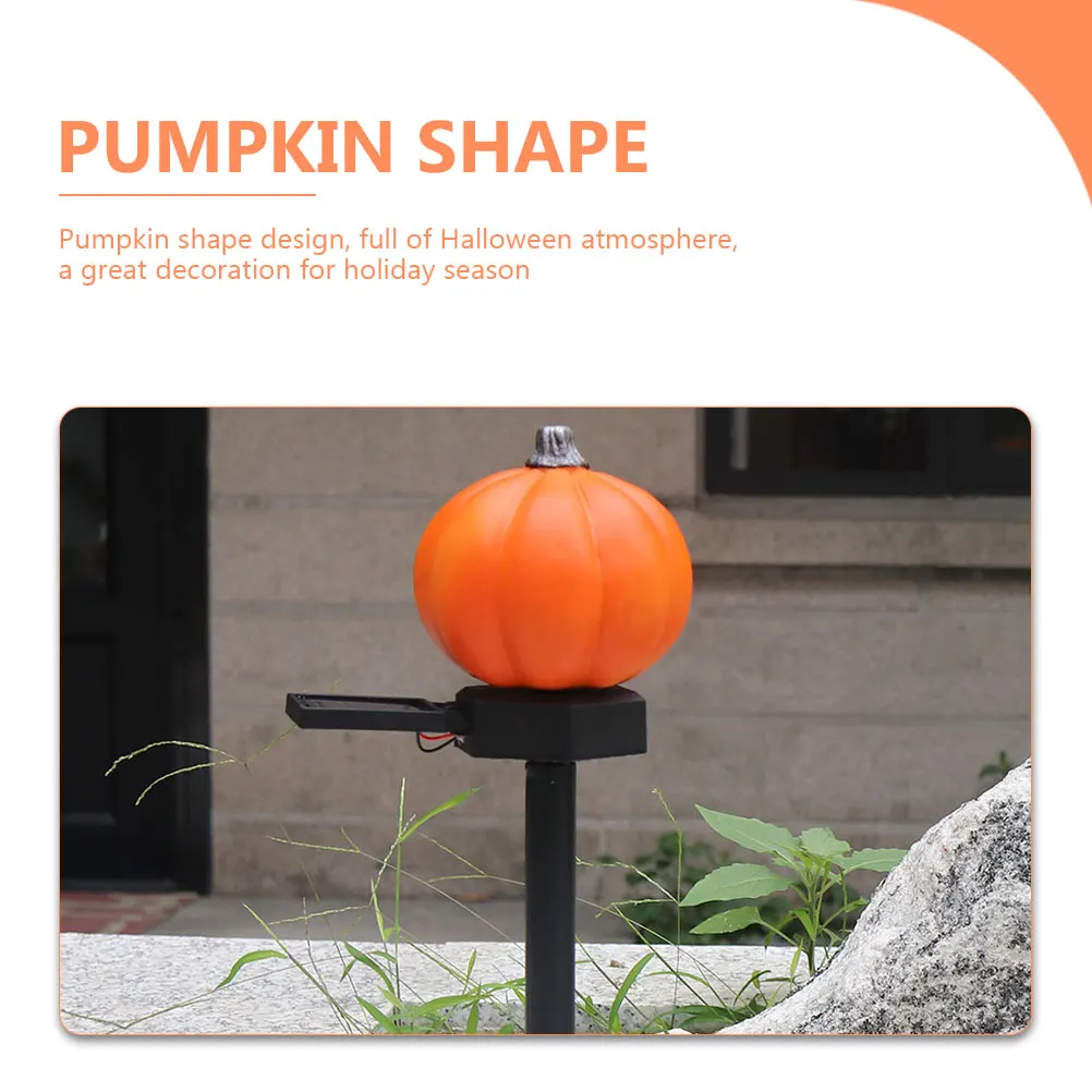 

Pumpkin Lantern Decoration Solar Path Lights Garden Halloween Yard Resin Outdoor Landscape Lamp Decorations