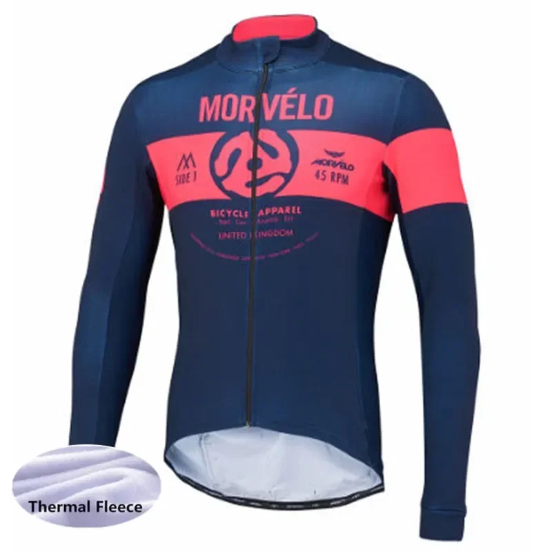 Morvelo Men's Cycling Jersey Long Sleeve Ropa Ciclismo Bicycle Wear Bike Clothing Maillot Ciclismo 2025