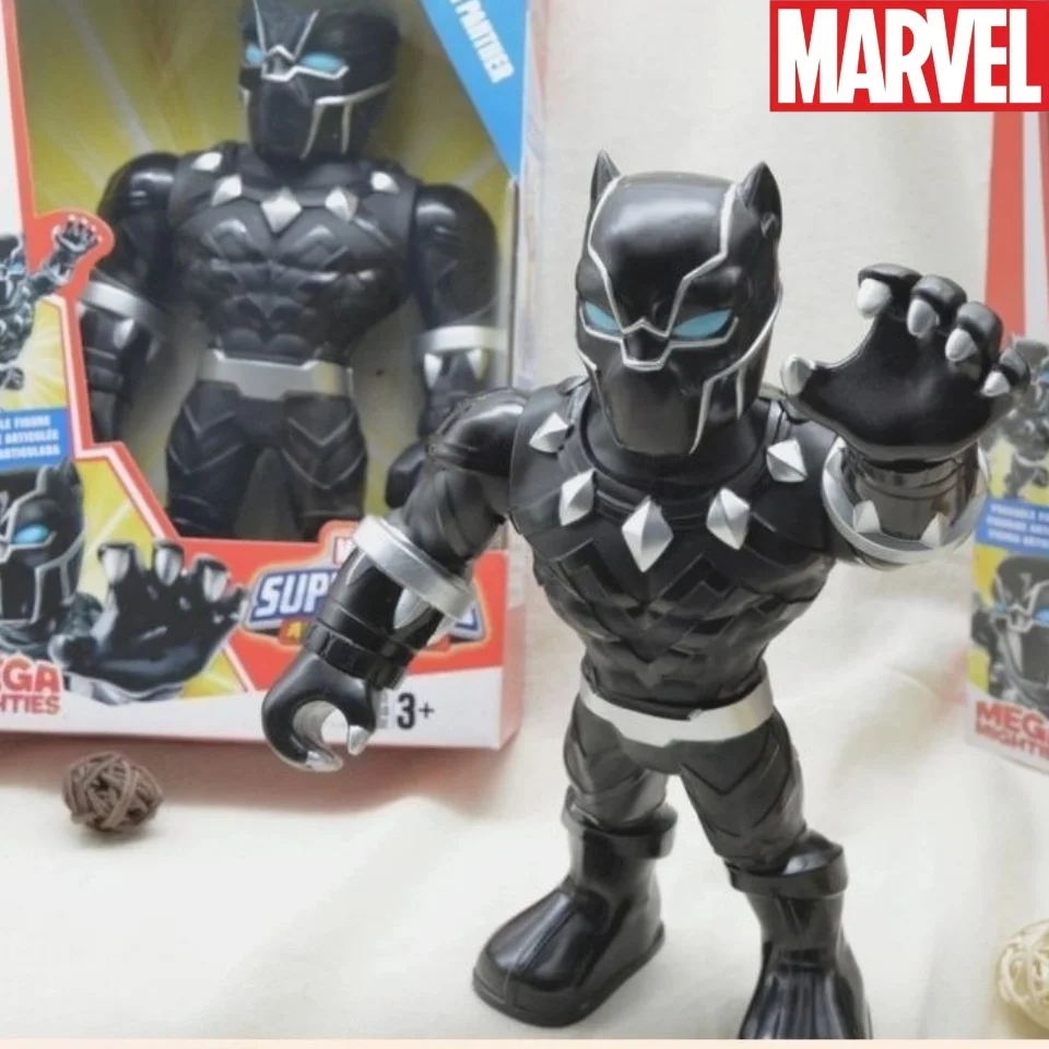 Marvel Avengers Czarna Pantera nowa seria kreskówkowa anime model ruchoma figurka kolekcjonerska ozdoba prezent urodzinowy dla chłopca