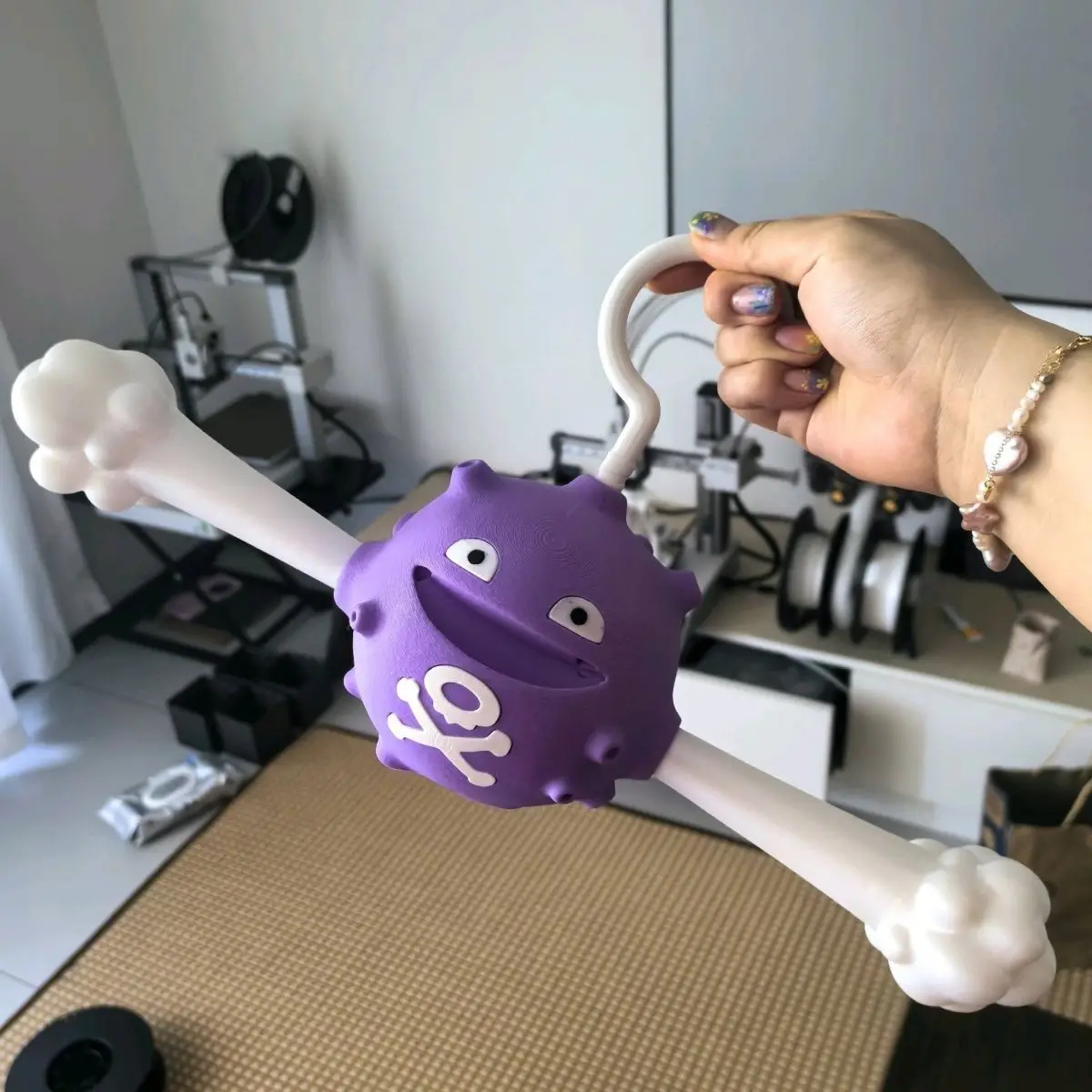 Pokemon Weezing Koffing Hanger Air Freshener Cute Cartoon Clothing Hanger Gift Home Decor Collectible Item