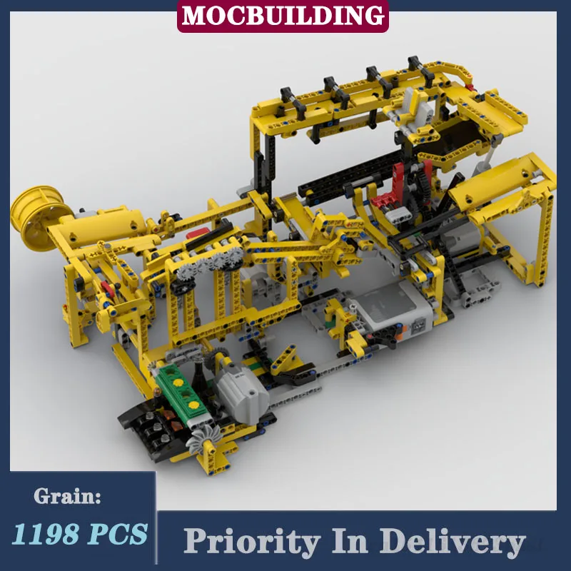 Transfer Lift Module GBC Series Motor MOC Building Blocks Technology Bricks Puzzle Collection Children\'s Toys Gifts