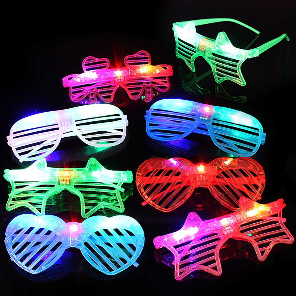

20/40/50/60/100Pcs Light Up Glasses LED Glasses Glow In The Dark Glasses for Kids and Adults Party Glasses for Wedding Birthday