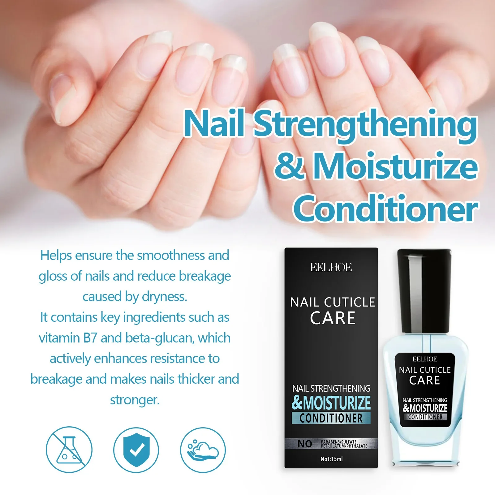 네일 케어 세럼, 큐티클 제거, 손상된 손톱, 조갑진균증 개선, 보습 완화, 손톱 강화 에센스