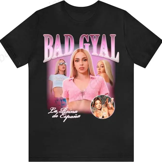 Bad Gyal-Camiseta de algodón de manga corta para hombre, ropa de calle suave, fresca, informal, para gimnasio diario