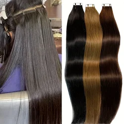 Tape In Hair Extensions Human Hair Brazilian Hair 100% Human Hair Extensions 20 Pcs Recht Voor Vrouwen