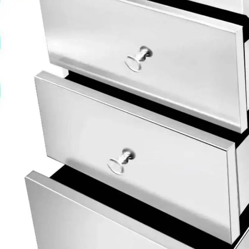 عربة متعددة الوظائف على الطراز الإيطالي، عربة مصممة لصالون الحلاقة قابلة للتخزين، أثاث صالون التجميل الحديث Skjuta En Vagn HBSC #4