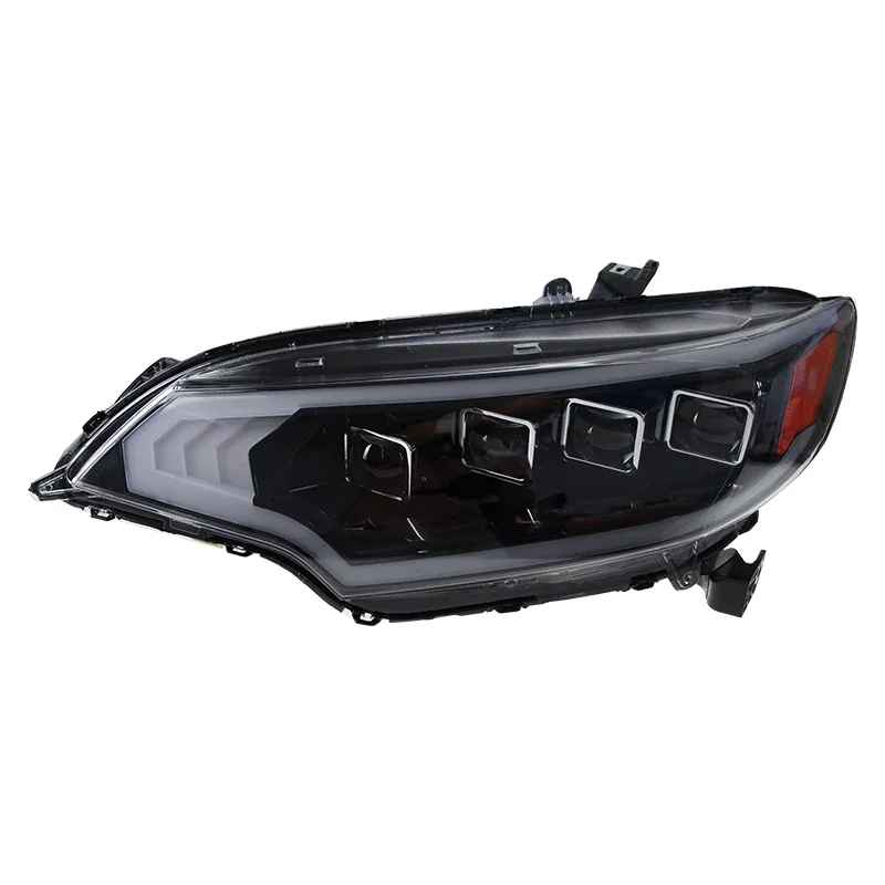 

Автомобильные светодиодные фары в сборе для HONDA Fit 2014-2020, автоматические противотуманные фары DRL, стоп-сигнал, указатель поворота Plug and Play